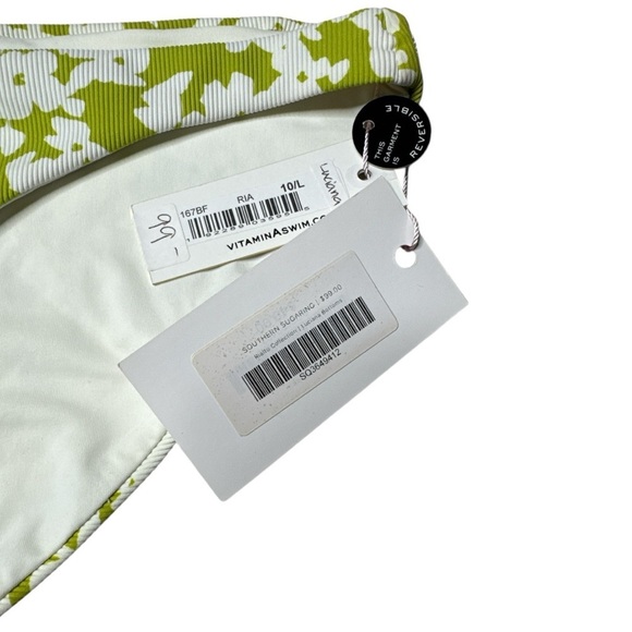 Vitamin A Rialto EcoRib Mila Luciana Bikini Set Large NWT - Picture 7 of 15